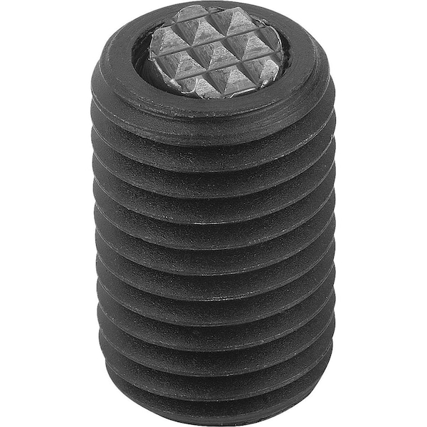 Kipp Self-Aligning Pads With O-Ring, Form:F Carbon Steel, Comp:Tool Steel - K0290.312X025