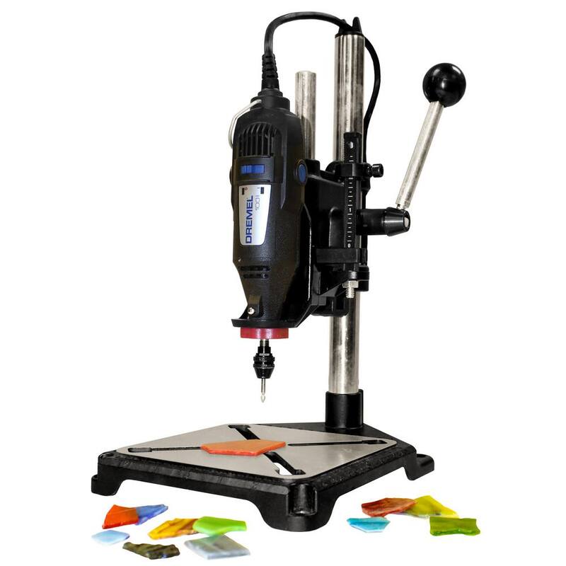 Soporte de prensa para taladro con herramienta rotativa Milescraft para carpintería y fabricación de joyas - 1097