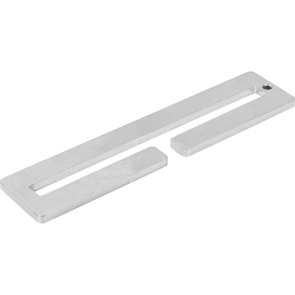 Kipp Plate Open, L=180, B=40, Steel Galvanized And Passivated - K1508.0180X40