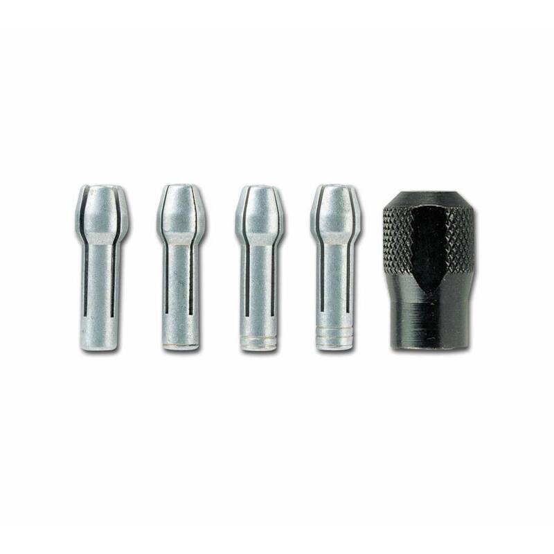 Herramienta rotativa Dremel Quick Change Collet Nuts (juego de 5) con mandril Multi-Pro de 1/32 pulgadas - 4485+4486