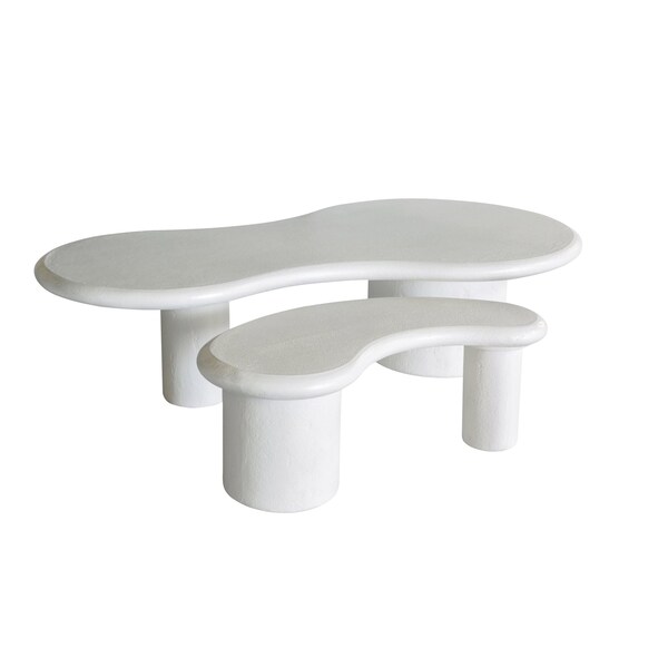 Elk Signature Stella Coffee Table - Plaster White - H0115-11472
