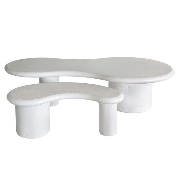 Elk Signature Stella Coffee Table - Plaster White - H0115-11472
