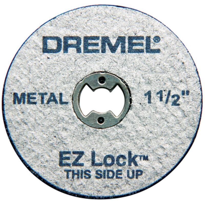 Bloqueo fácil Dremel 1-1/2 in. Ruedas de corte de metal para herramienta rotativa para metal (paquete de 5) - EZ456
