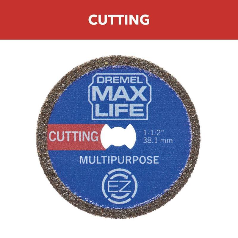 Dremel Max Life 1-1/2" Rueda de Diamante EZ Lock - EZ545HP