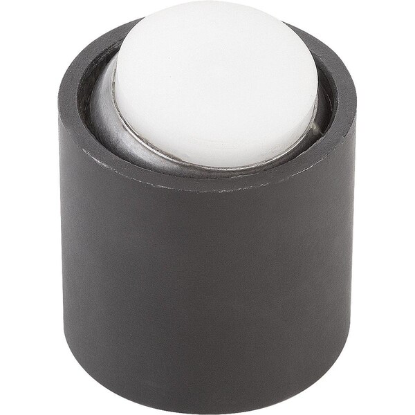 Kipp Self-Aligning Pads With O-Ring D1=19, Form:K Carbon Steel, Interchangable Insert, Comp:Polyacetal - K0285.719X024