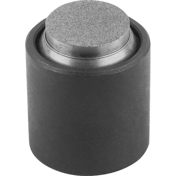 Kipp Self-Aligning Pads With O-Ring D1=24, Form:O Carbon Steel, Interchangable Insert, Comp:Diamond - K0285.524X028