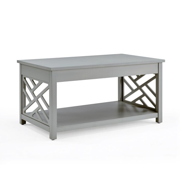 Kd Cama De Bebe 36 in. Coventry Wood Coffee Table Gray - KD3855310