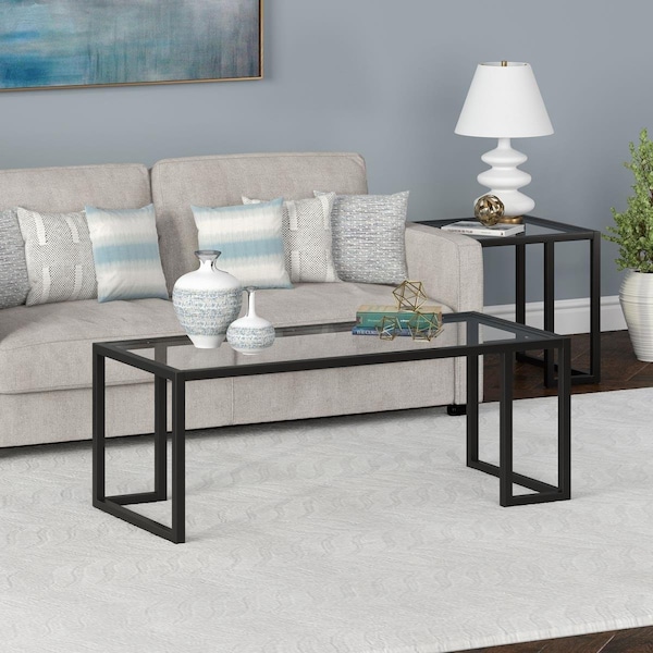 Henn & Hart Oscar Blackened Bronze Coffee Table - CT1331