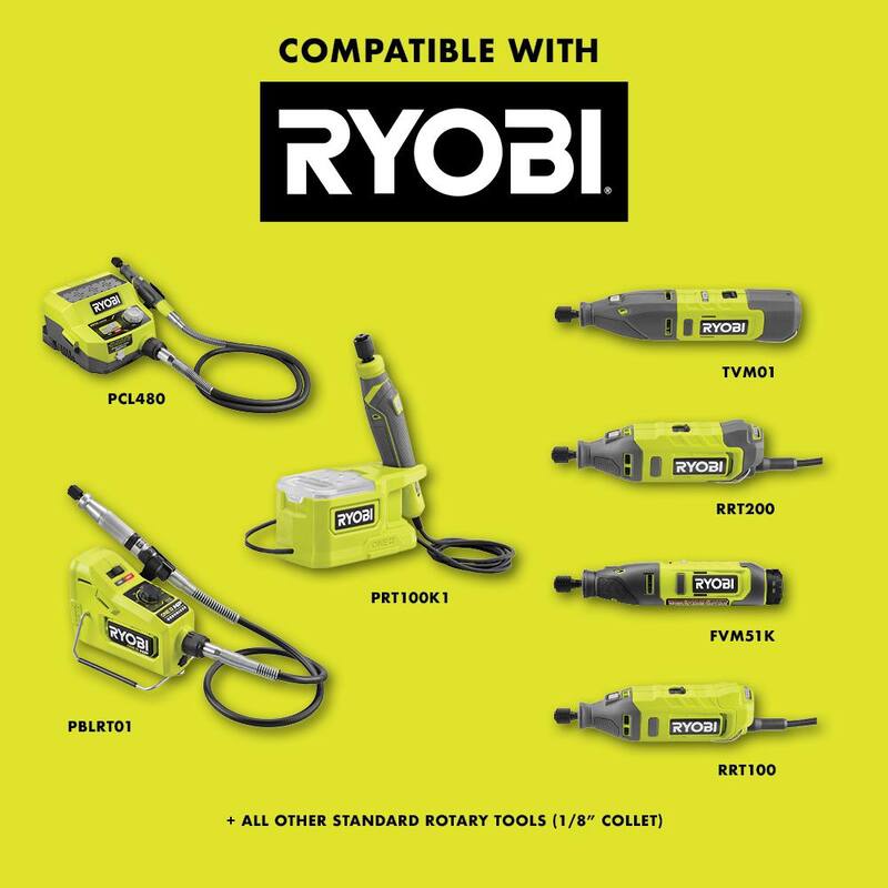Juego de cepillos de alambre de 2 piezas para herramienta rotativa RYOBI (Para metal, madera y plástico) - A90CP02