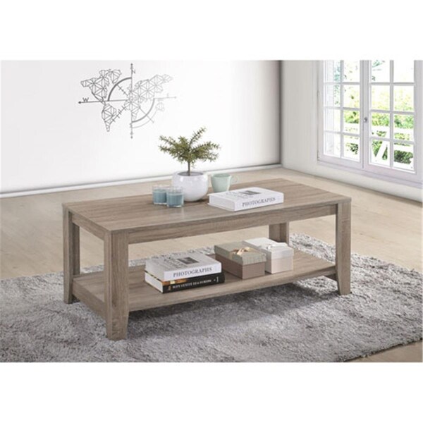Progressive Furniture 17 x 42 x 20 in. Barry Cocktail Table - Dark Taupe - T177-01