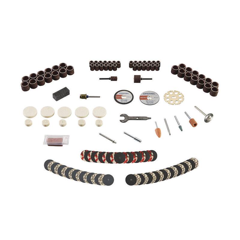 Kit de accesorios para herramienta rotativa Dremel (130 piezas) - 713-01