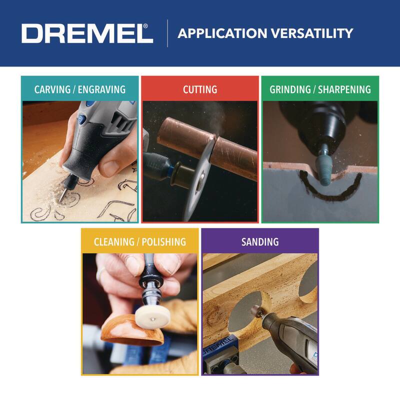 Kit de accesorios para herramienta rotativa Dremel (130 piezas) - 713-01