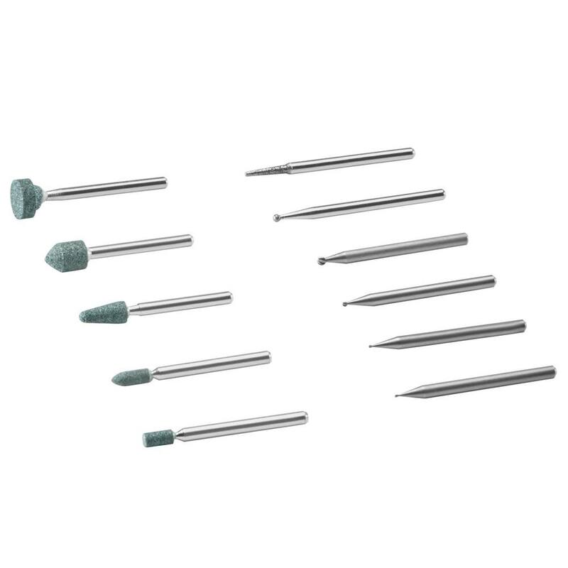 Juego de accesorios para tallado y grabado Micro de 11 piezas - 729-01