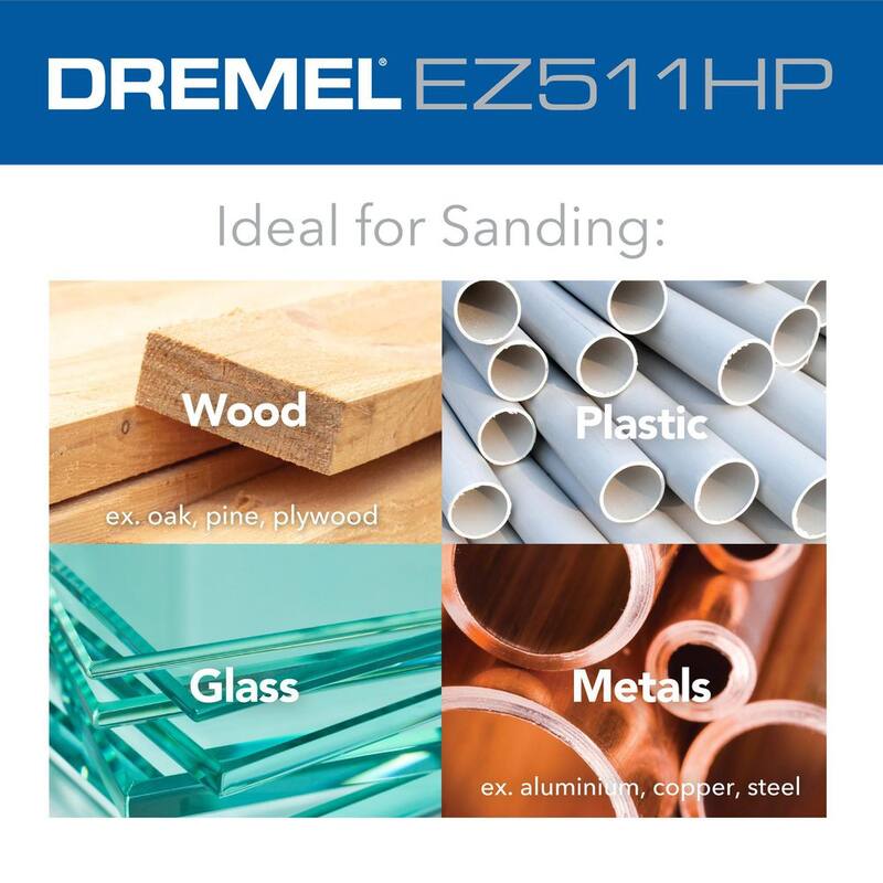 Dremel Max Life 180 Grit y 280 Grit Abrasivos de Acabado en Tela – EZ511HP