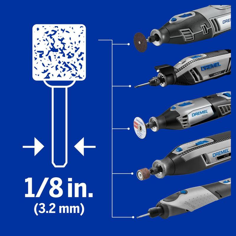 Kit micro de accesorios rotativos para trabajar la madera de Dremel (20 piezas) - 733-01