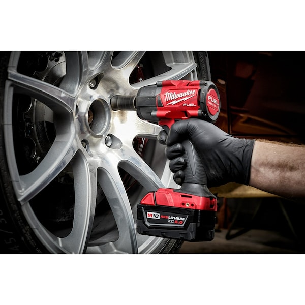 Milwaukee Tool M18 FUEL 1/2 in. Mid-Torque Impact Wrench with Pin Detent (Tool Only) - 2962P-20