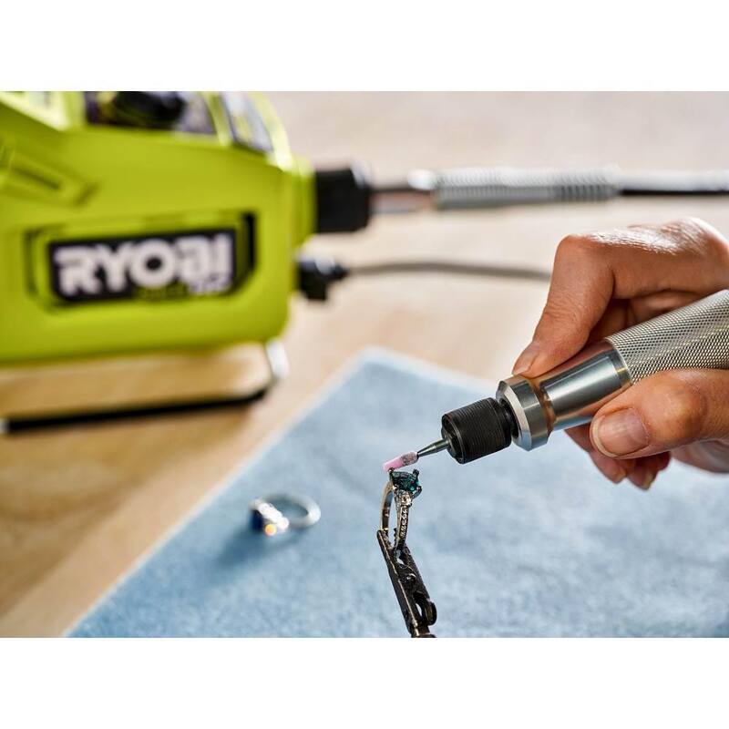 RYOBI Juego de Accesorios para Herramienta Rotativa de 120 Piezas para Todo Uso (Para Madera, Metal y Plástico) - A90AS120
