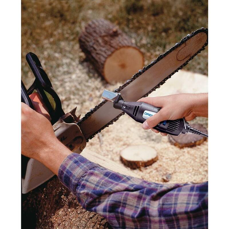 Juego de afilado para herramientas de jardín al aire libre de Dremel (9 piezas) - A679-02.