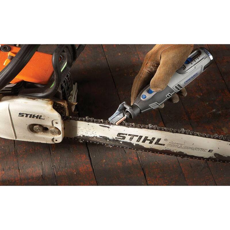Juego de afilado para herramientas de jardín al aire libre de Dremel (9 piezas) - A679-02.