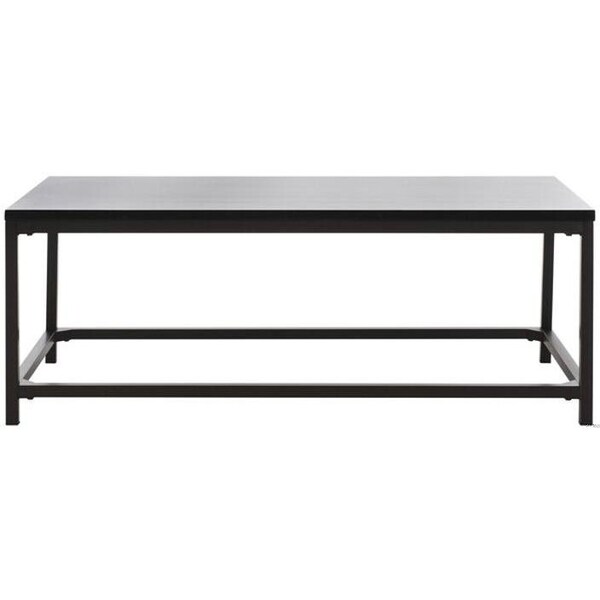 Safavieh Alec Coffee Table- Distressed Black - 17.7 x 24 x 48 in. - AMH6545C