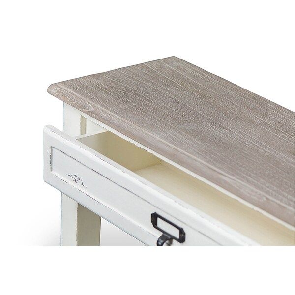 Baxton Studio Dauphine Traditional French Accent Console Table-1 Drawer - 111-6028