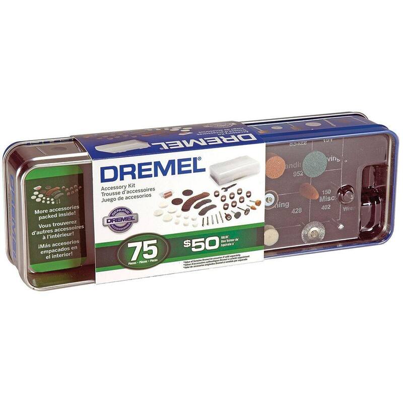 Kit de accesorios para herramienta rotativa Dremel (75 piezas) - 707-01