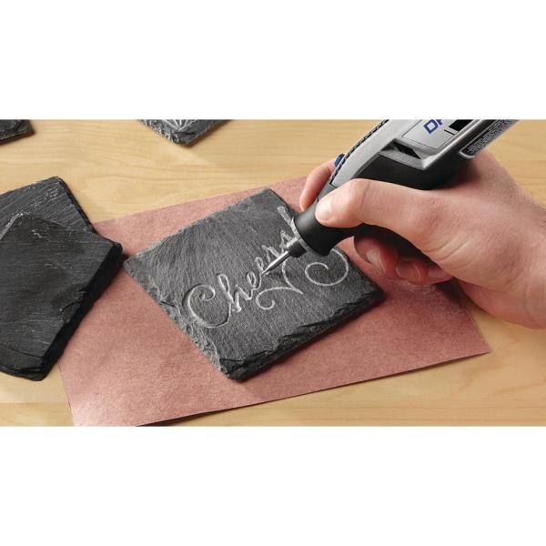 Kit de accesorios para herramienta rotativa de vidrio y piedra (8 piezas) -736-01