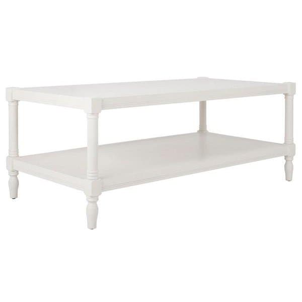 Safavieh Bela Coffee Table- White - 19 x 24 x 47 in. - AMH5734B