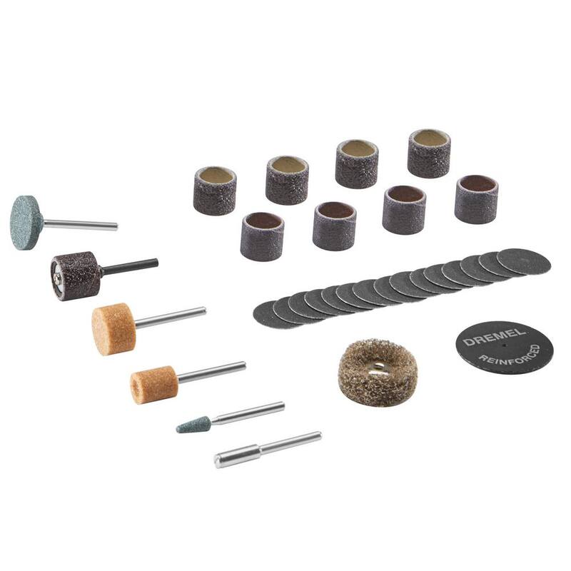Kit micro de accesorios rotativos para lijar y moler Dremel (31 piezas) - 727-01