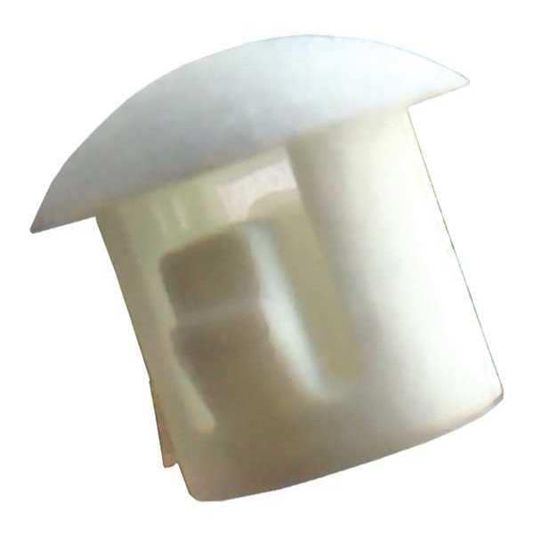 Zoro Select Hole Plug, Hole D 1 1/2 In, Wh, PK25 - 1ELX8