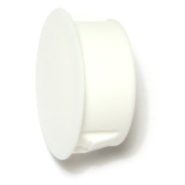 Midwest Fastener 7/8" White Nylon Plastic Flush Head Hole Plugs 6PK - 69453