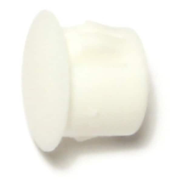 Midwest Fastener 7/16" White Nylon Plastic Flush Head Hole Plugs 1 12PK - 69445