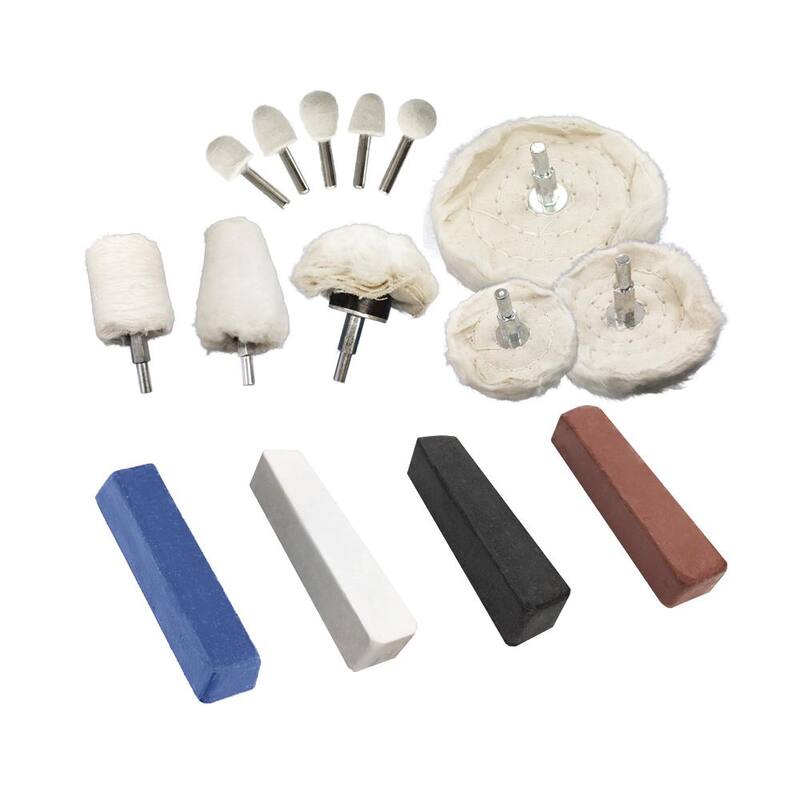 Kit de pulido de aluminio Robtec (15 piezas) - 94000015