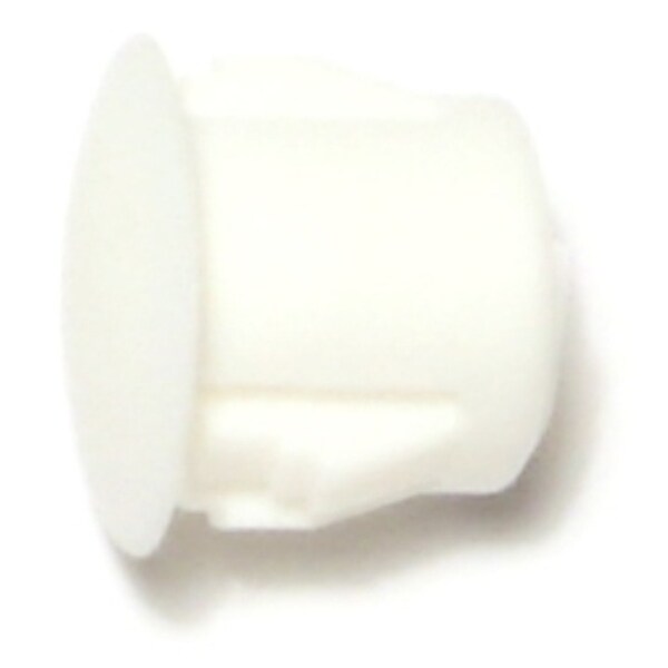 Midwest Fastener 3/8" White Nylon Plastic Flush Head Hole Plugs 18 18PK - 69444