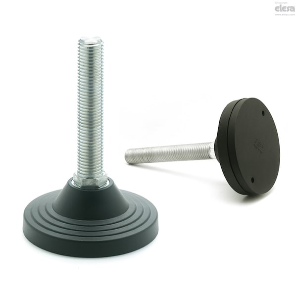 Elesa Levelling feet, LV.A-125-APS-AS-M30x155 - LV.A-125-APS