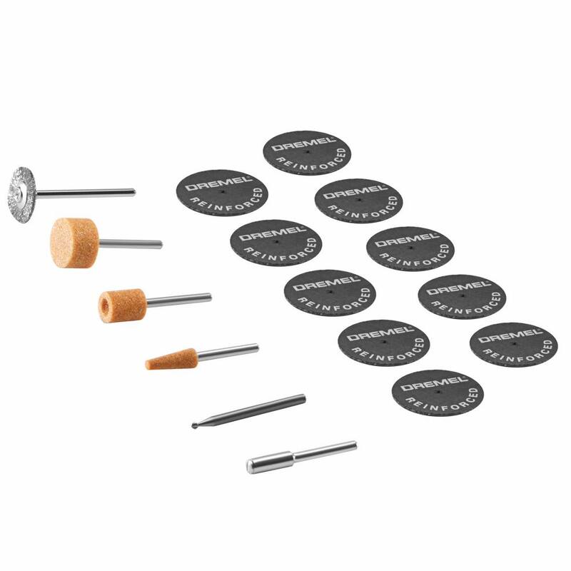Kit de accesorios rotativos para metal Dremel (16 piezas) - 734-01