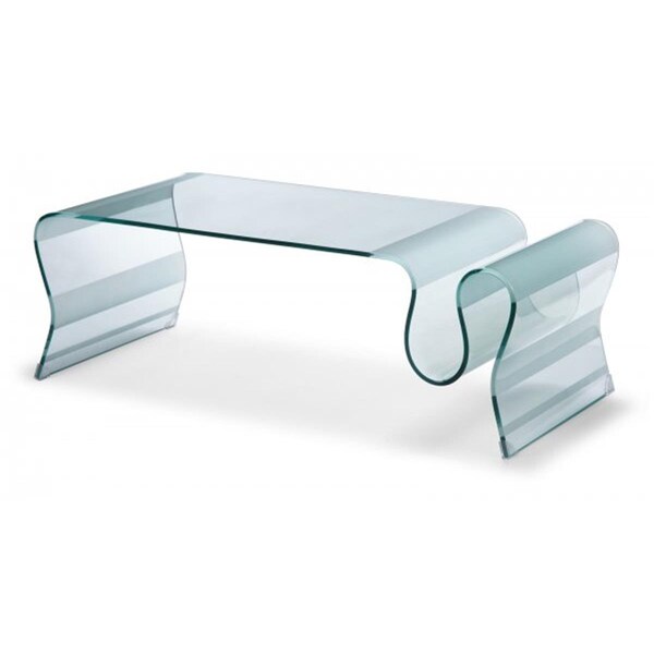 Zuo Discovery Coffee Table in Tempered Glass Body - 404102