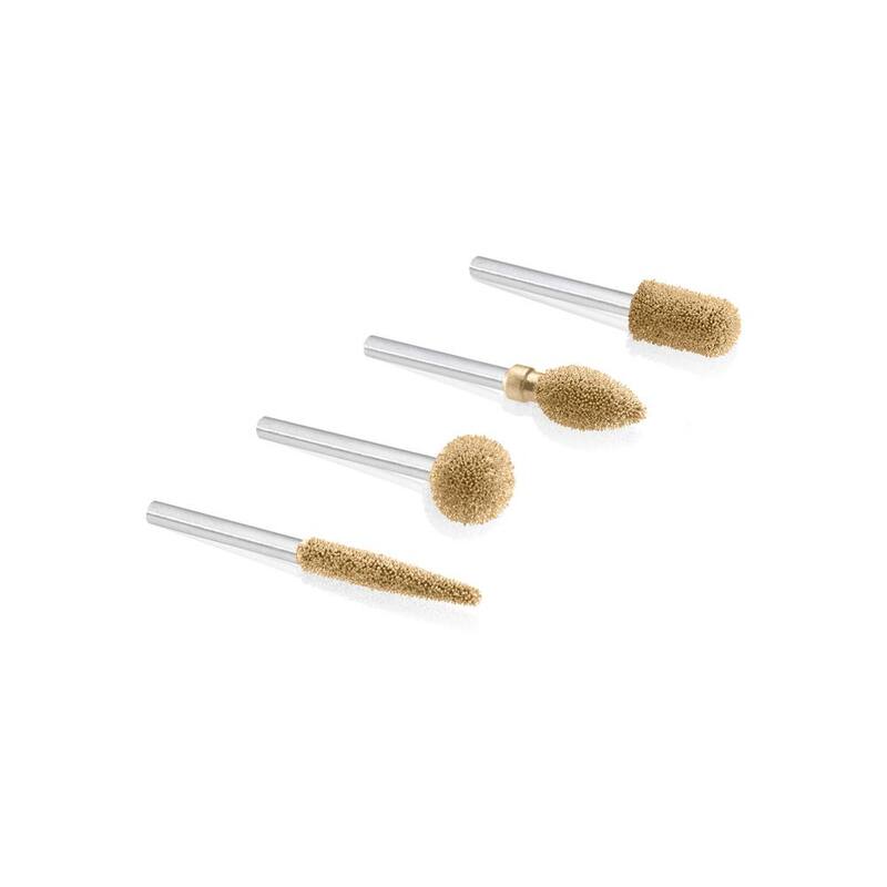 Set de fresas rotativas finas KUTZALL para una remoción rápida y suave de material en madera, plástico, fibra de vidrio, epoxi, tablarroca 1/8 pulg. de eje - 18FKIT01