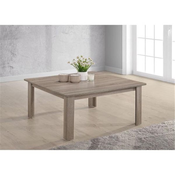 Progressive Furniture Progressive Furniture T177-48 17 x 36 x 36 in. Barry Square Cocktail Table - Dark Taupe - T177-48