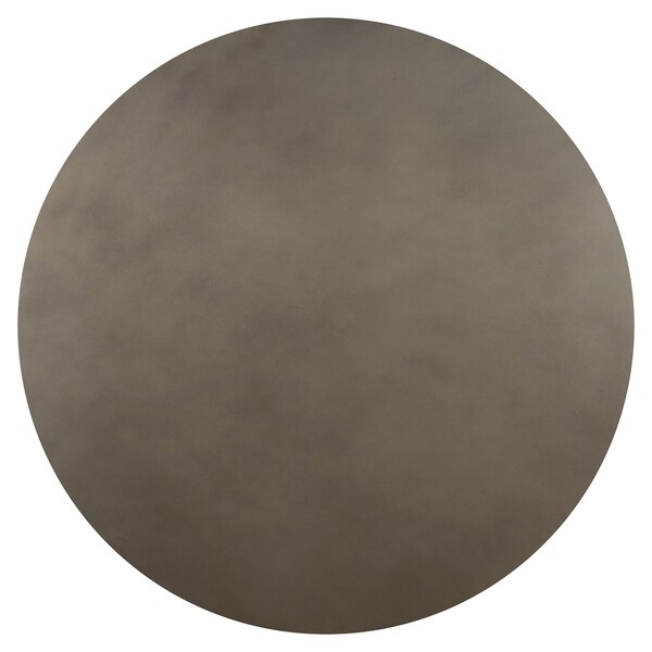 Armen Living Chester Modern Concrete and Acacia Round Coffee Table - LCCHCOCC