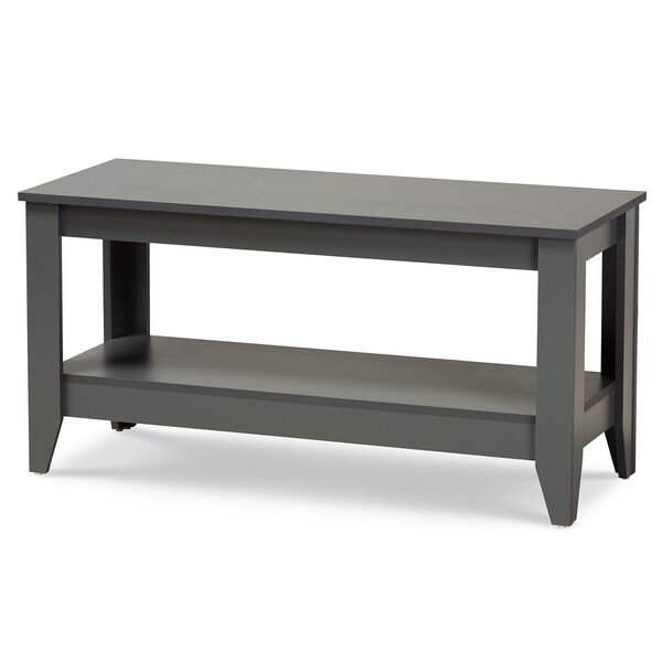 Baxton Studio Elada Modern and Contemporary Grey Finished Wood Coffee Table - 174-10989-ZORO