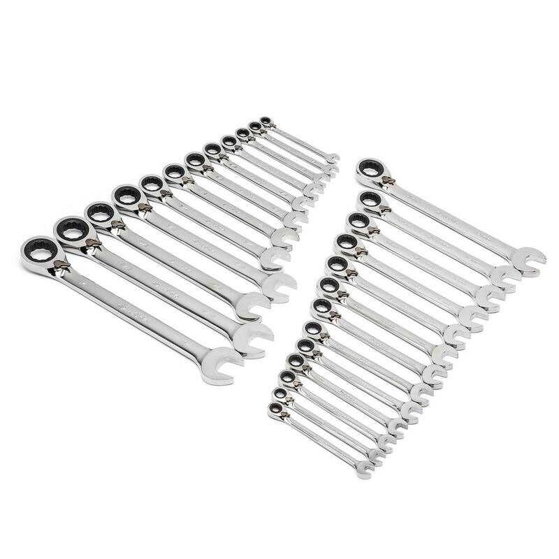 Set de herramientas Husky para mecánicos profesionales de 1/4, 3/8 y 1/2 pulgadas con dados de impacto y bandejas de almacenamiento de espuma (1,025 piezas) - H1025RMEVACB
