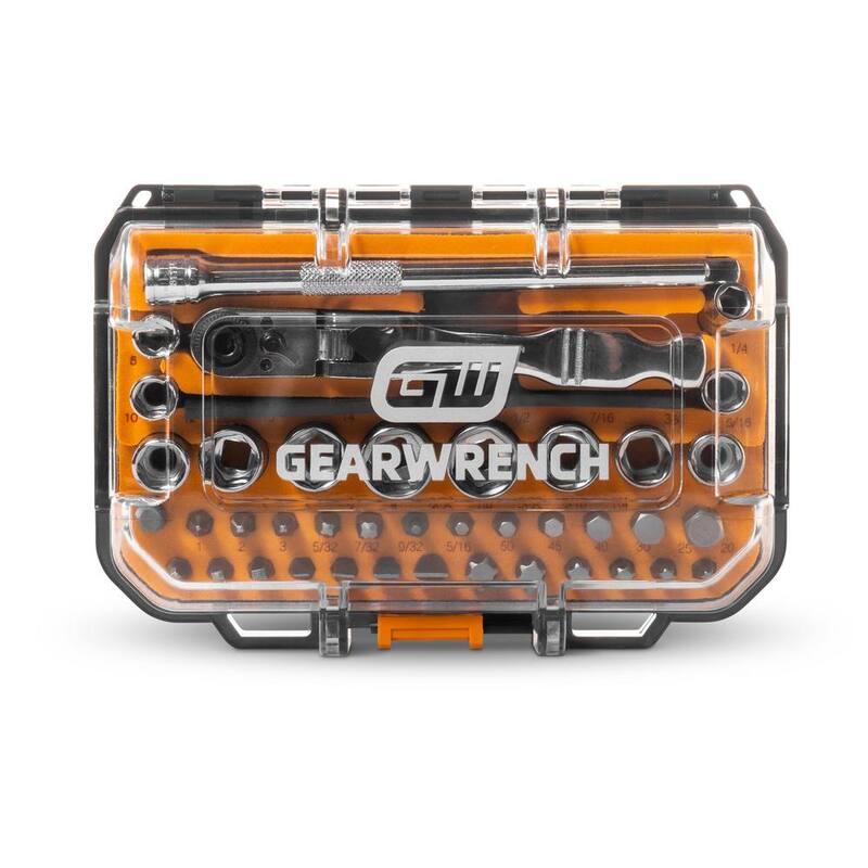Set de Micro Driver de 1/4 de pulgada de GEARWRENCH (41 piezas) - GWMBS41