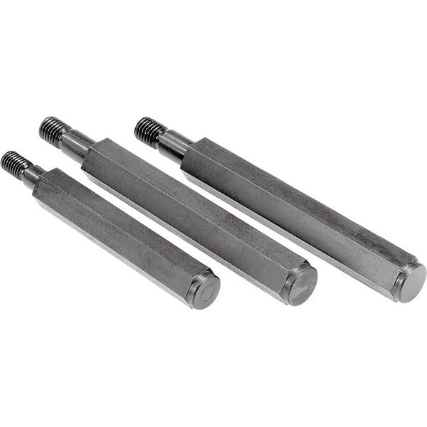 Kipp Fixture Foot With Threaded Pin H=50 Carbon Steel, Sw=17 - K0300.10X50