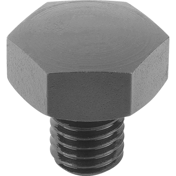 Kipp Positioning Foot, Form:B, Free-Cutting Steel Hardened A. Black Oxidise, Sw=13 - K0298.208