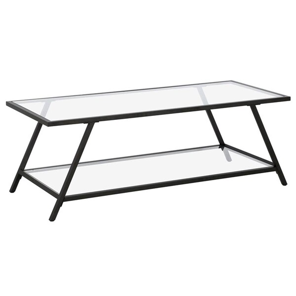 Henn & Hart Yair Blackened Bronze Coffee Table - CT1216