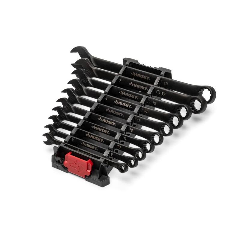 Llave combinada métrica universal Husky (10 piezas) - HXLSPW10PCMM-05