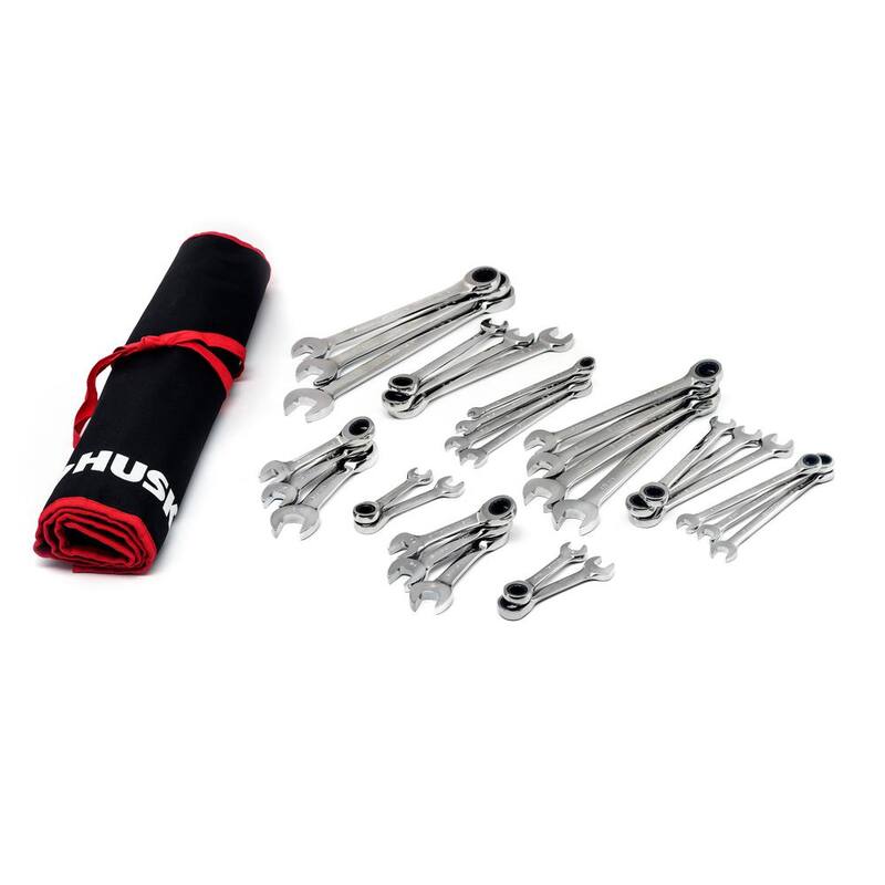 Juego de llaves de trinquete Husky con estuche (30 piezas) - HRW30PCPCH