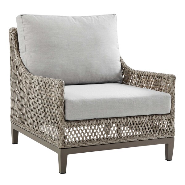 Armen Living Grenada Aluminum Outdoor Coffee Table in Brown - SETODGDGRBX4