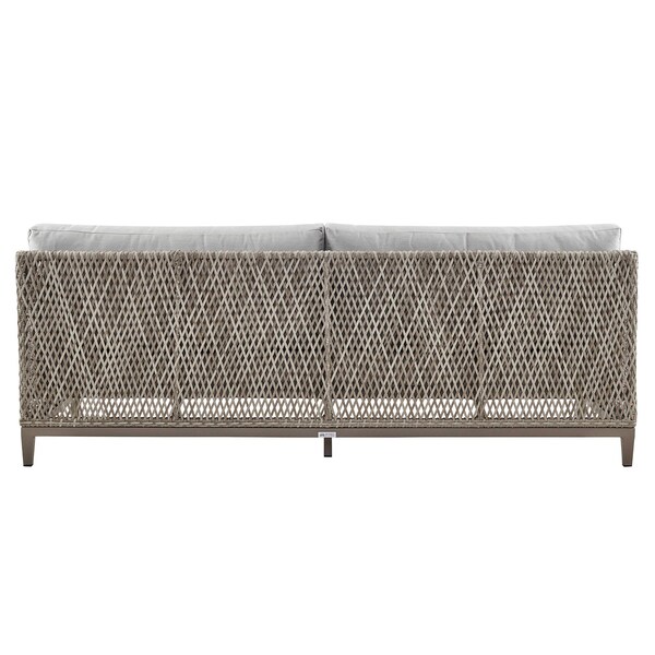 Armen Living Grenada Aluminum Outdoor Coffee Table in Brown - SETODGDGRBX4